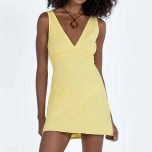 Princess Poly Nellie Yellow Mini Dress
